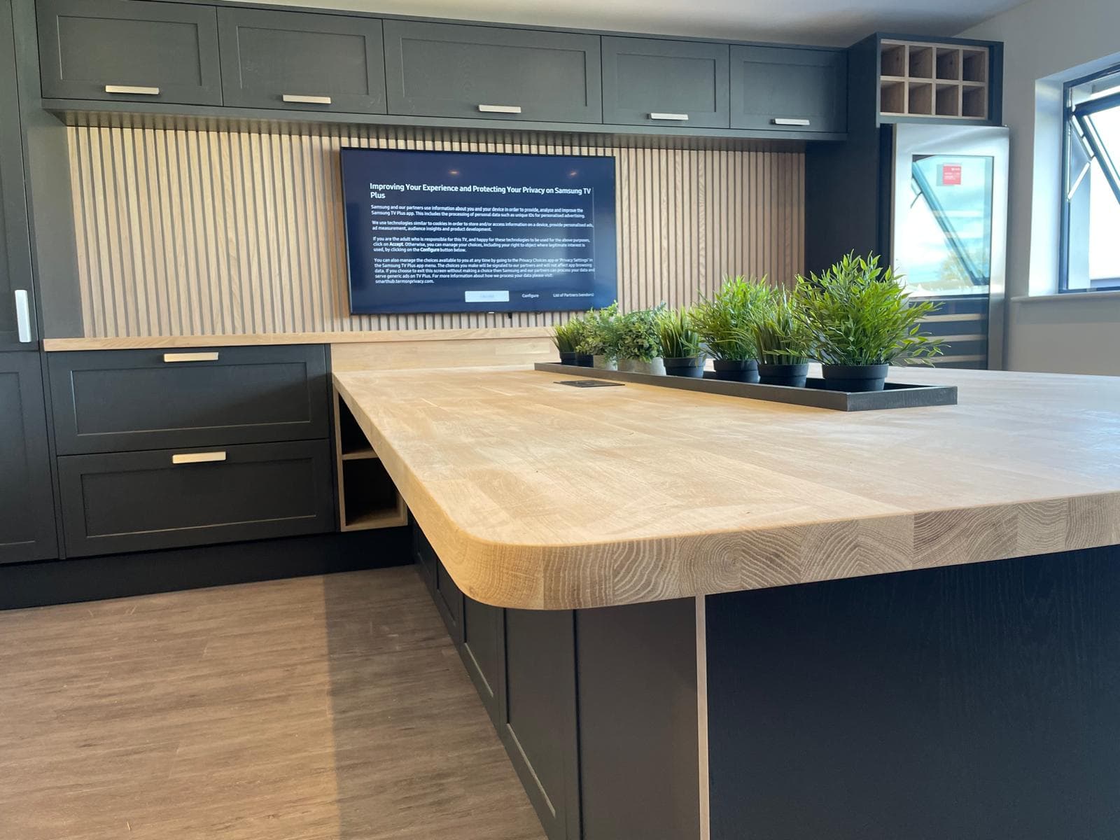 Detail of hand-fitted cabinetry